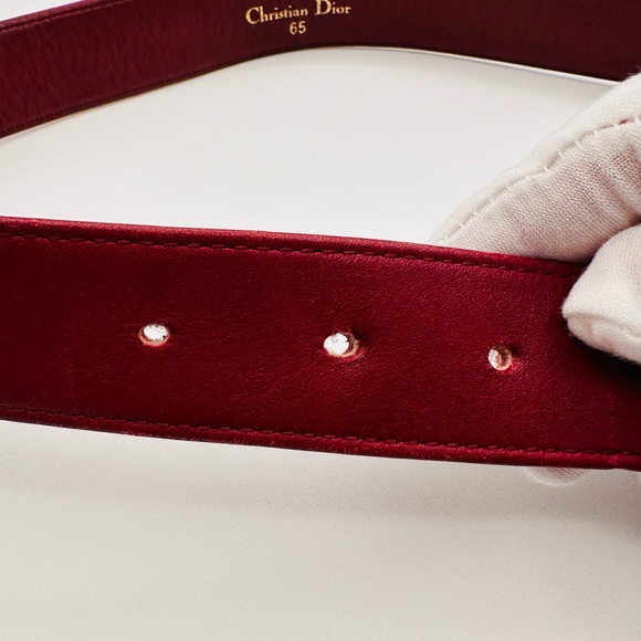 Christian Dior Vintage Leather belt - Picture 8 of 9